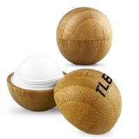 LPB005 Bamboo Lip Balm Ball