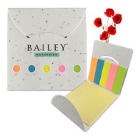 MH019 Corn Poppy Seed Sticky Note Pad