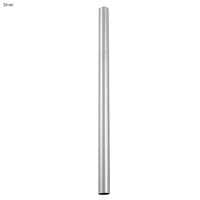 STW007-Silver Stainless Steel Straw 12MM x 215MM - Silver