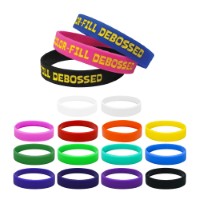 WBD011 Toaks Silicone Wrist Band Debossed